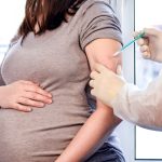 Pregnant woman getting Covid Vaccine