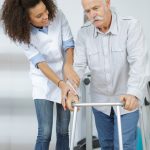 stroke victim in therapy