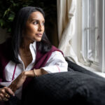 Sadia Zapp started taking anxiety medication after surgery and treatment for breast cancer. She sa ys it has helped reduce the noise in her mind, allowing her to focus again. (Jackie Molloy for KFF Health N